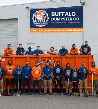 The Buffalo Dumpster Co. drivers and junk removal crew