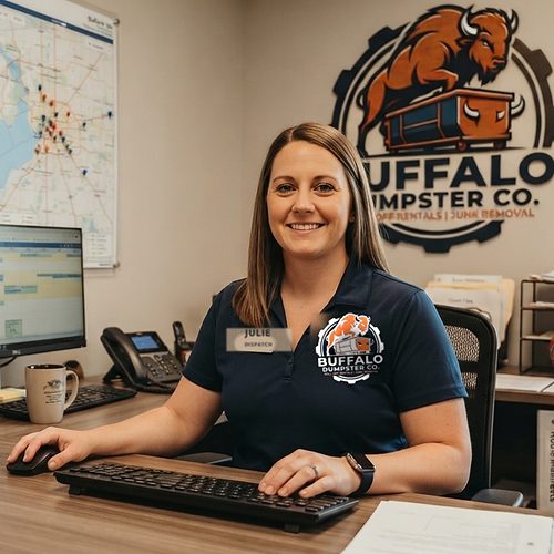 Call Buffalo Dumpster Co. to book a dumpster